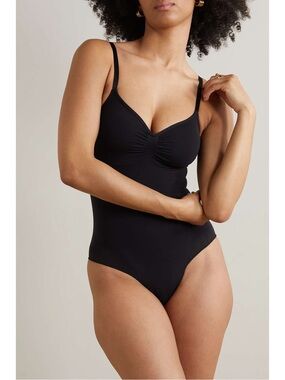 SKIMS Seamless Black Shaping Bodysuit - Women Intimates